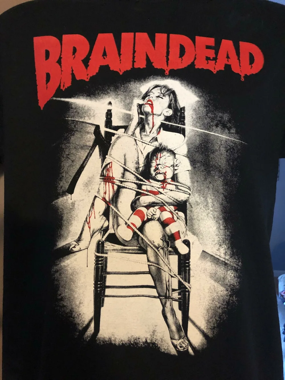 Мужская футболка Braindead новая модная брендовая одежда топы для мужчин 2019|Мужские