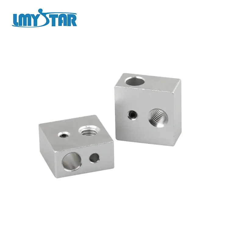 Lmystar алюминиевый нагреватель Блок 3D принтер Аксессуары малый нагрев M6 20x20x10 мм для
