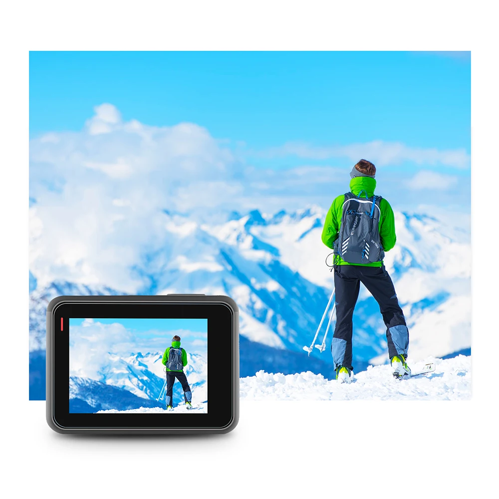 Закаленное стекло объектива + ЖК экран протектор для GoPro Hero 7 6 5 Hero7 Hero6 Hero5 черная