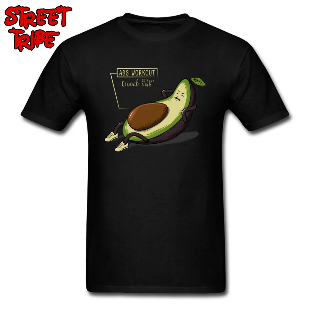 Забавные тренировочные футболки с авокадо Мужская футболка забавная мультяшная