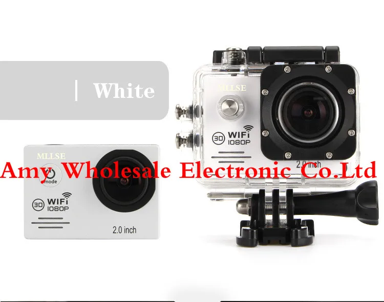 MLLSE go pro hero Спортивная экшн-камера 2,0 lcd 30M Водонепроницаемая 1080P WiFi go pro Спортивная камера Экстремальный Дайвинг шлем