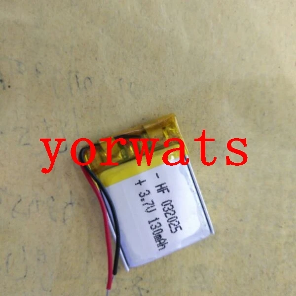 

New Hot A Rechargeable Li-ion Cell New 3.7V lithium ion battery 032025 302025 130mah headset MP3 wireless monitoring