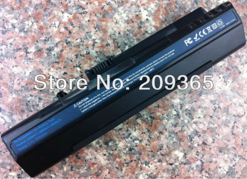 Аккумулятор для ноутбука Acer Aspire One ZG5 A110 A150 D210 D150 D250 UM08A32 UM08A31 UM08A51 UM08A52 UM08A71 UM08A72 UM08A73 |