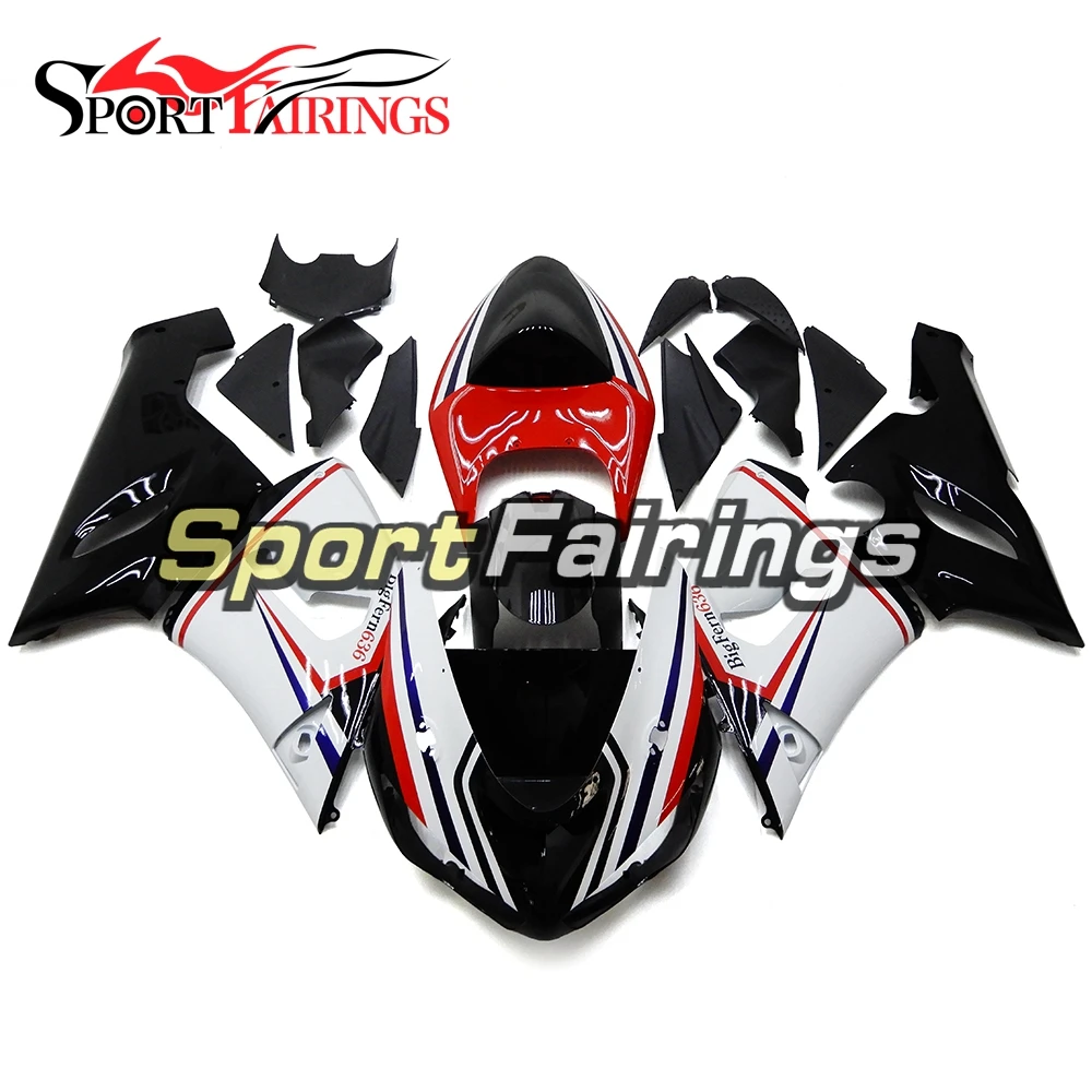 Полный комплект обтекателей для Kawasaki ZX6R 636 05 06 ZX 6R 2005 2006 ABS инъекционный обтекатель