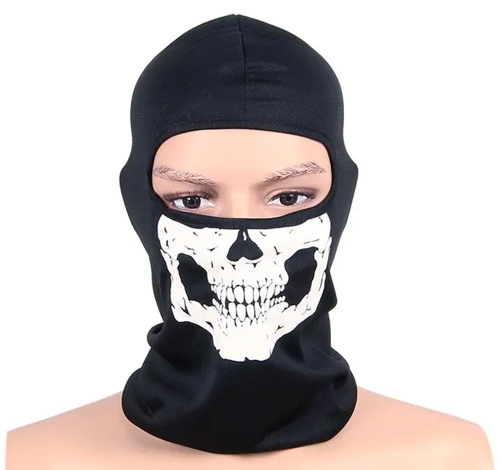 Велосипедная маска с черепом ROBESBON для мужчин и женщин Мужская велосипедная на половину лица хиджаб повязка
