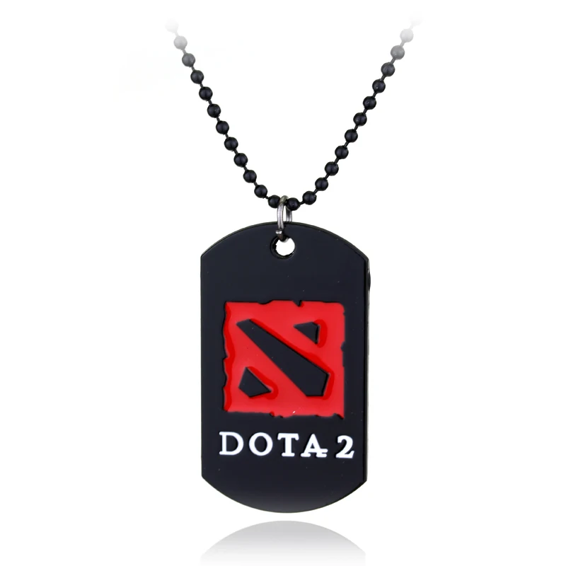 Новое модное ожерелье DOTA 2 с черной цепочкой подвески логотипом Dota2 защита