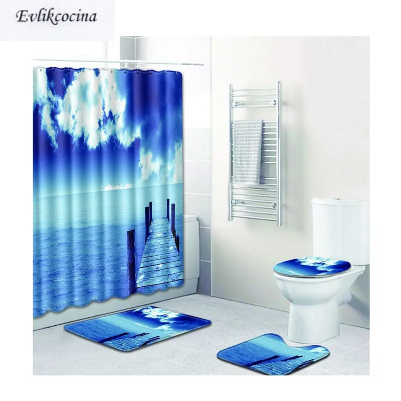 

4 шт., Нескользящие коврики для ванной комнаты