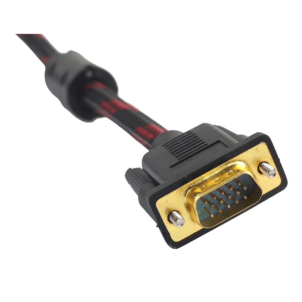 Топ 1 5 М DVI папа к VGA Мужской I кабель 24 + поворотный Соединительный для видео HDTV DVD