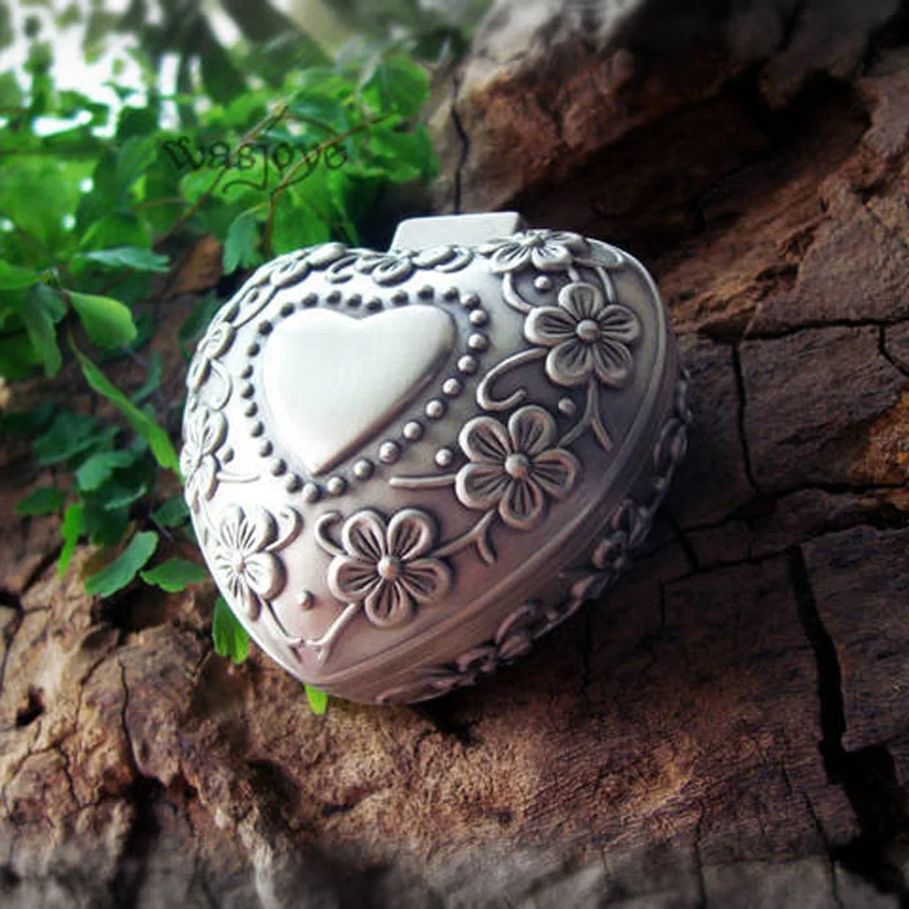 Свадебный подарок ювелирный чехол металлическая шкатулка для украшений