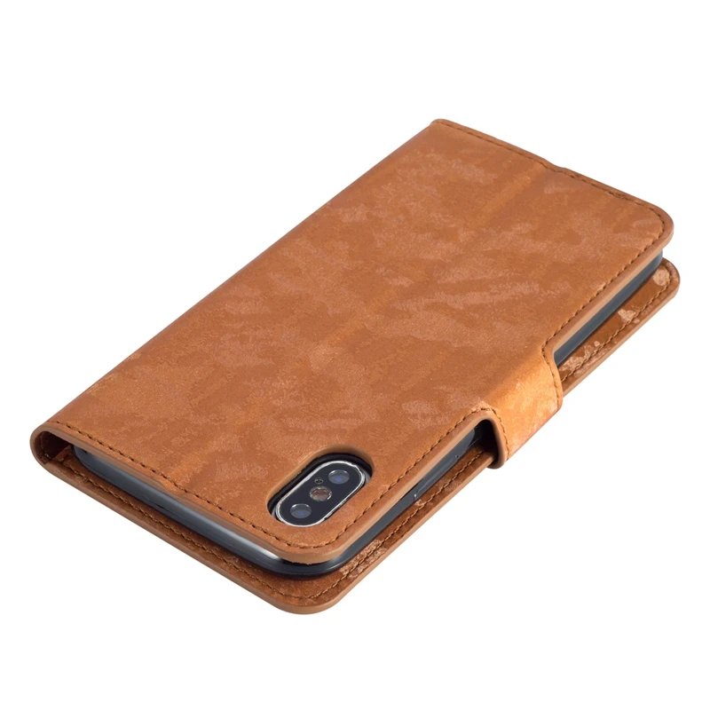 Luxury Flip Case For iPhone 6 6S Plus 7 8 Coque Vintage Wallet Leather Silicone Cover Phone X XR XS MAX | Мобильные телефоны и