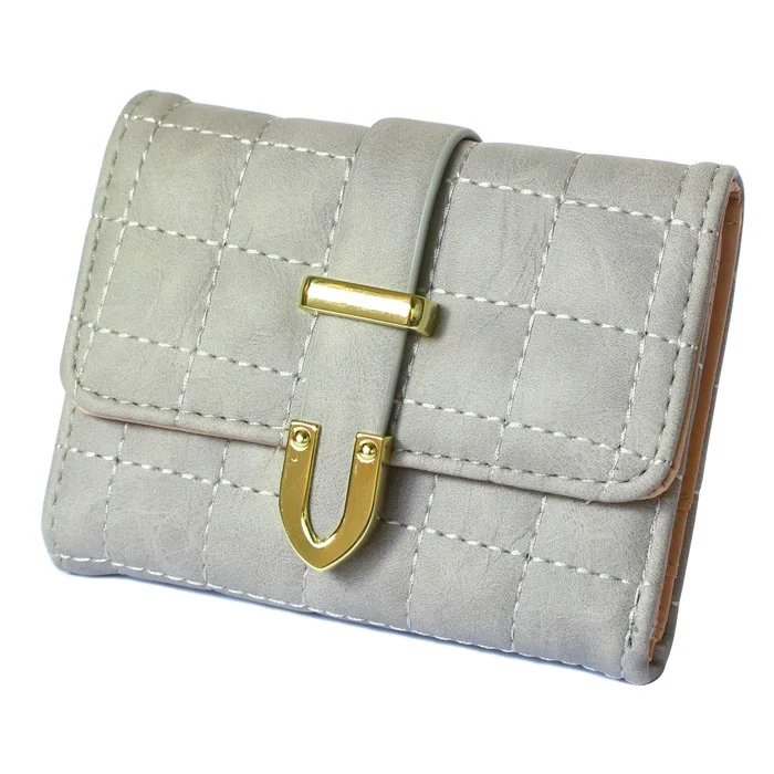 Женские кошельки женские короткие кошелек с держателем для карт и удостоверения