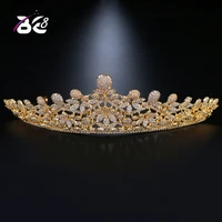 be 8 new fashion flow shape tiara hair accessories bridal wedding crown rhinestone princess engagement party show h061