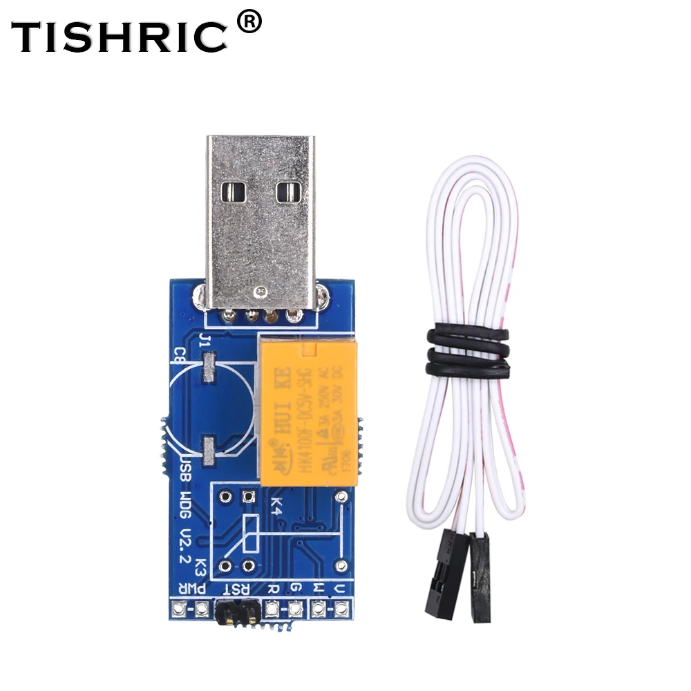 TISHRIC 2018 новейшая USB Сторожевая карта одиночное реле автоматический перезапуск