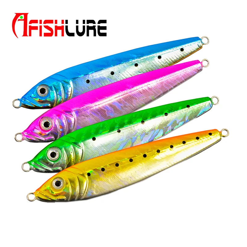 Afishlur 4 шт./лот свинцовая блесна металлическая пластина наживки для рыбалки 16g/24 г/30