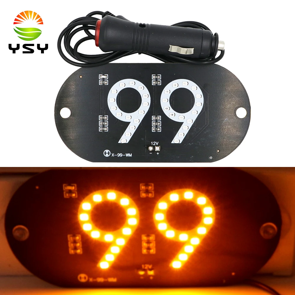 

YSY 10x 99 Taxi Led Top Light Car Windscreen Cab indicator Lamp 12V taxi roof Signs yellow LED Windshield Taxi Light Lamp blue