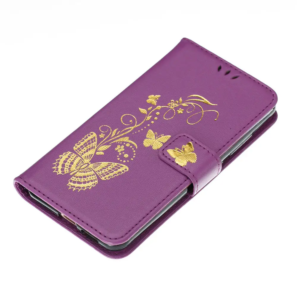 Чехол-книжка Bronzing с откидной крышкой Nova чехлы из искусственной кожи для huawei CAN-L11