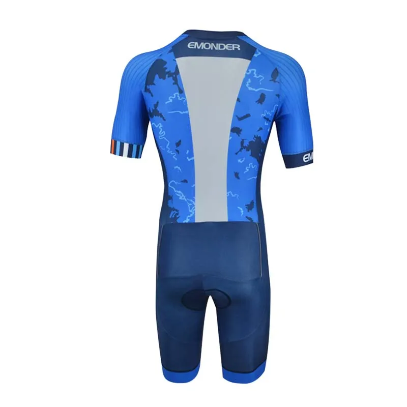 EMONDER Pro Team триатлон костюм для мужчин одежда велоспорта Skinsuit комбинезон Майо