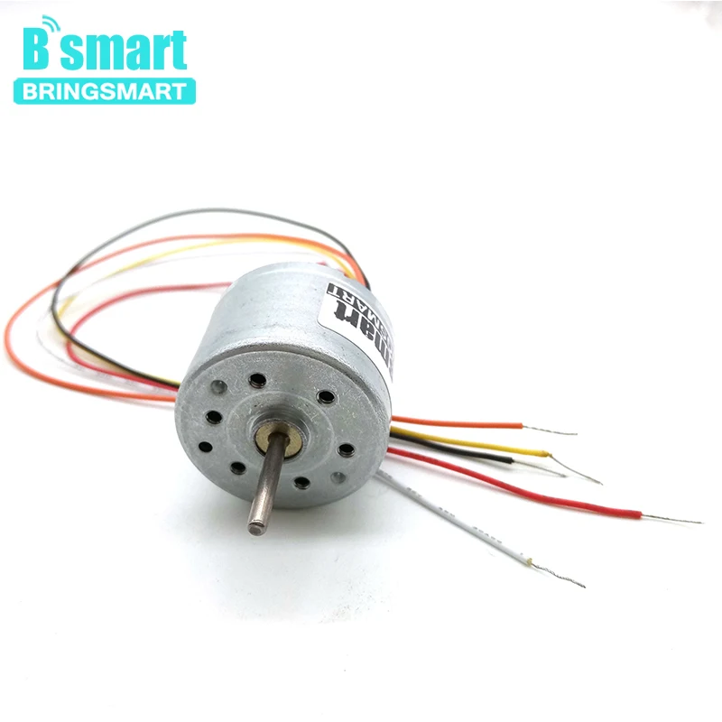Высокоскоростной двигатель Bringsmart R2418 7500 об/мин 12 В BLDC электрическая машина PWM CW/CCW