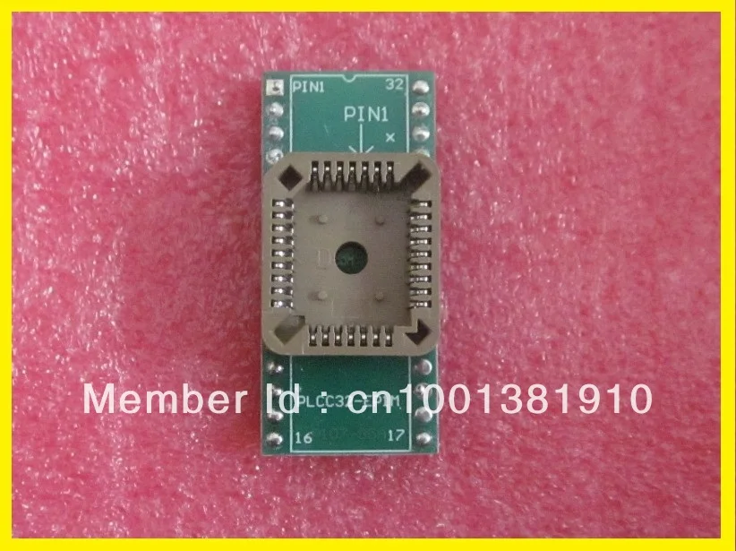 

Free shipping!!!50PCS/LOT PLCC Adapter PLCC32 to DIP32 for USB universal Programmer Socket for TL866CS/TL866A/EZP2010/G540/SP300