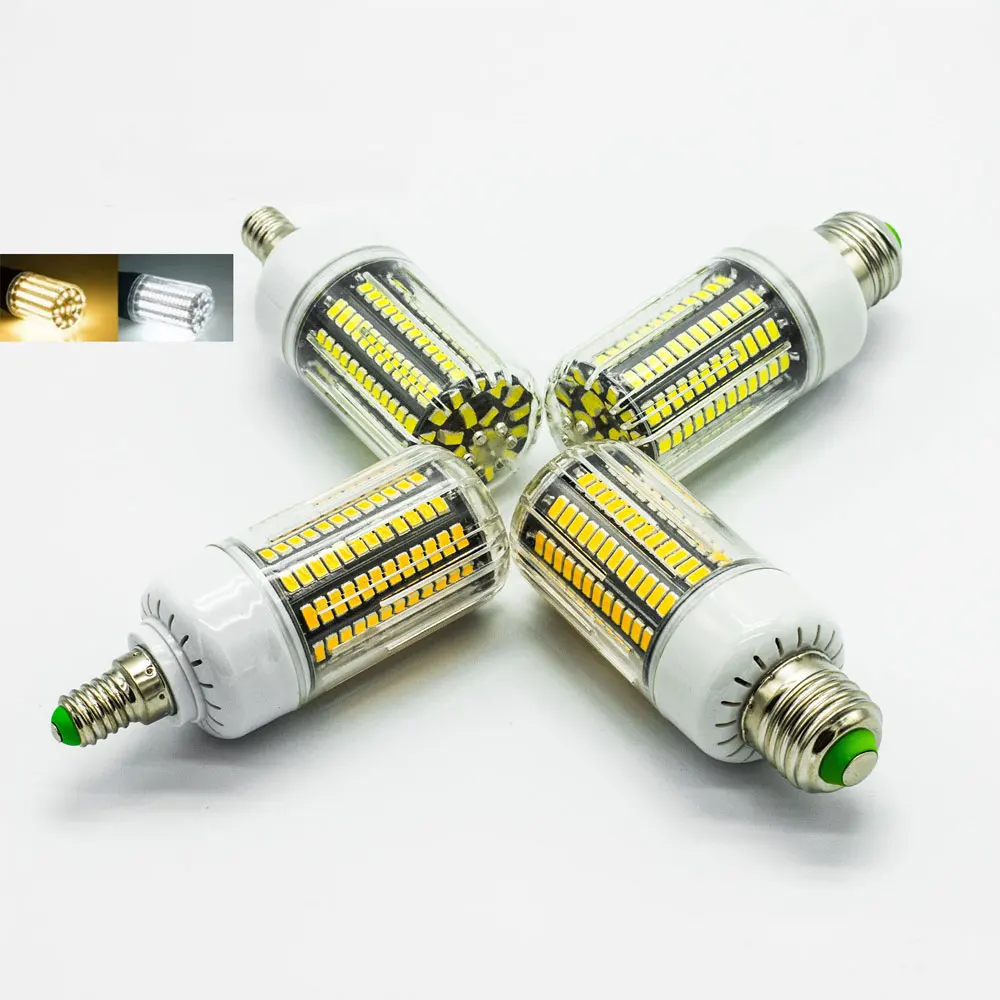 20 Вт люменов 5736 SMD Led кукурузная лампа свет E27 E14 15 12 9 7 5 Светодиодная без мерцания