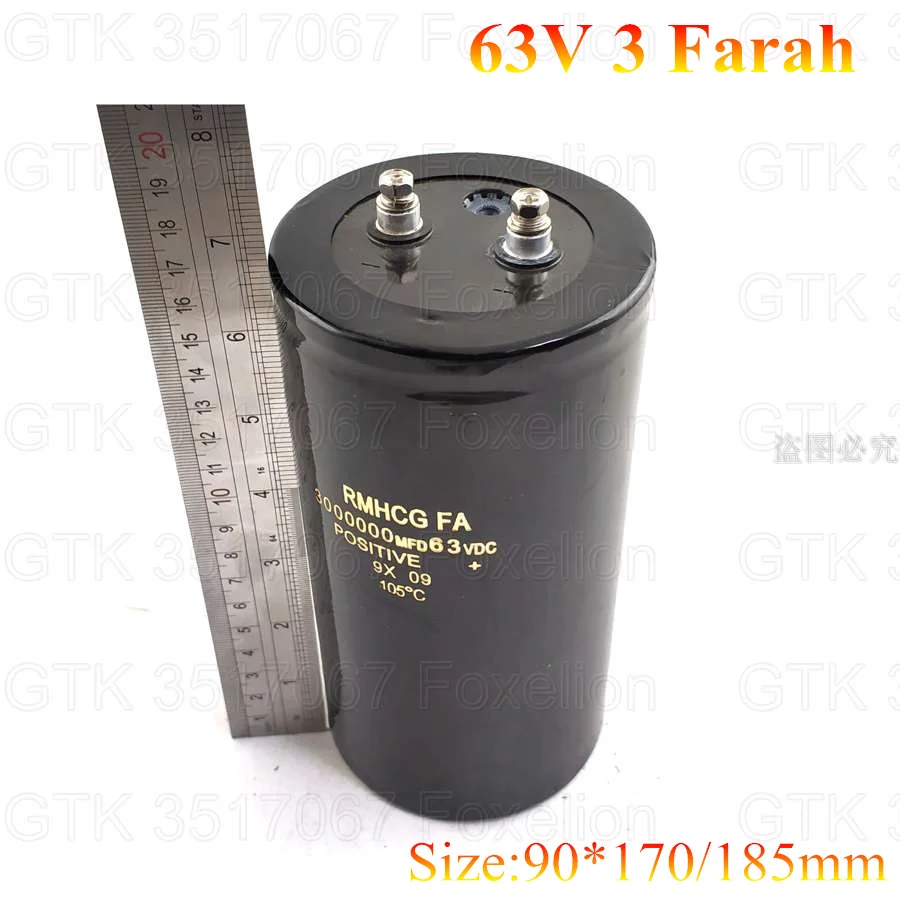 63v 3F 3000mF 16V 12v 25v 35v 50v 3f Суперконденсатор модуль пусковой мощности двигателя супер