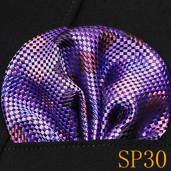 SP30 Скидка, новинка, мужские шелковые носовые платки, цветочный рисунок, Пейсли, карманные квадраты, для костюмов, курток, свадеб, вечеринок, бизнес, много узоров - Цвет: SP30