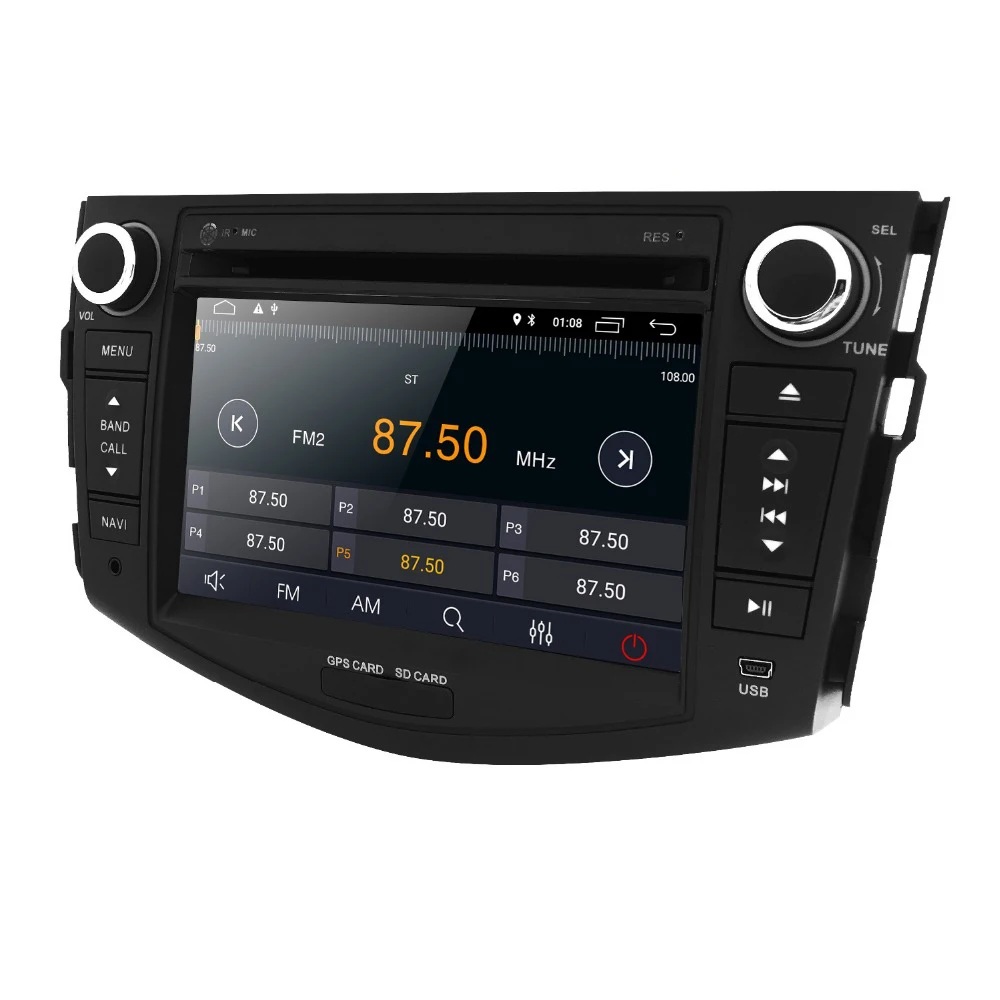 Android 9 1 7 &quotавтомобильный мультимедийный 2 Din DVD CD плеер авторадио 2Din радио для Toyota