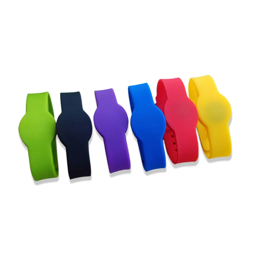 1000pcs/lot RFID Smart Writsband Watch type 125Khz EM4305 chip silicone wristband customized printing