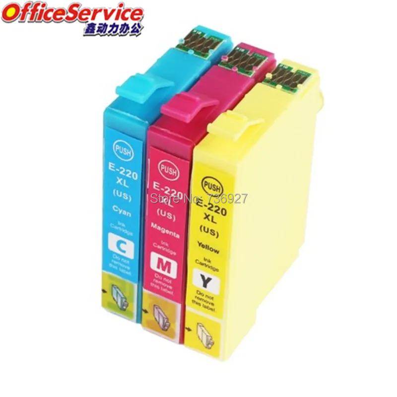 Совместимый чернильный картридж 6X 220XL T2201 T2941 для Epson WF-2630 WF-2650 WF-2660 WF-2750 WF-2760 XP-320
