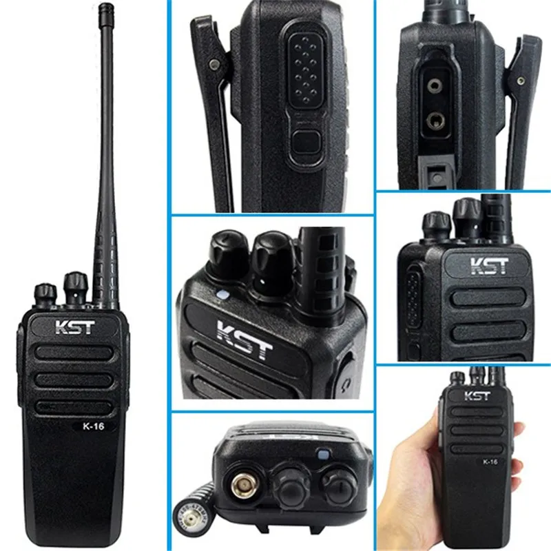 Новое высокое Мощность 12 Вт иди и болтай Walkie Talkie “иди KST K 16 Каналы VOX CTCSS /DCS SQL