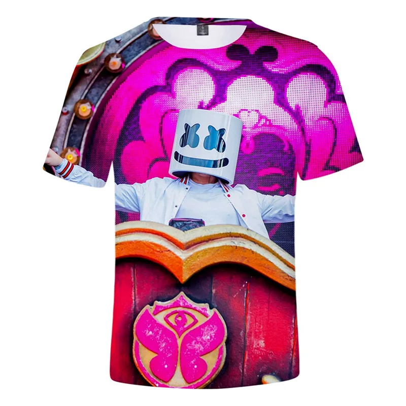 Новая модная мужская и женская DJ музыкальная футболка 3D уличная рубашка с