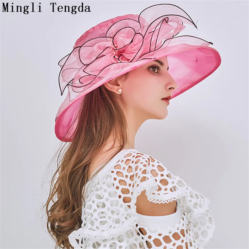 Новые Элегантные Свадебные шляпы Mingli Tengda для женщин вуалетки свадебная летняя