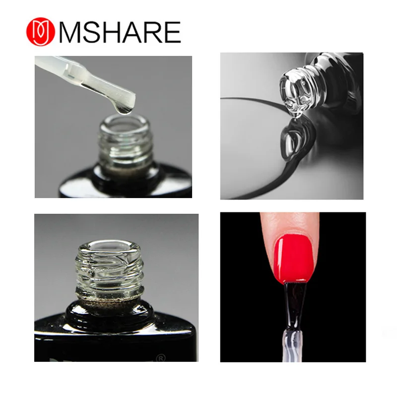 Mshare ногтей маникюрные инструменты практика Набор файла Kit 18 Вт УФ сушилки soak off 4