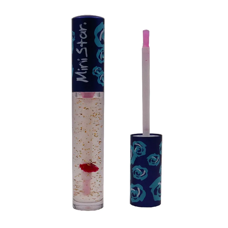 Прозрачный бальзам для губ в тюбике блеск увлажняющий зимний защитный макияж