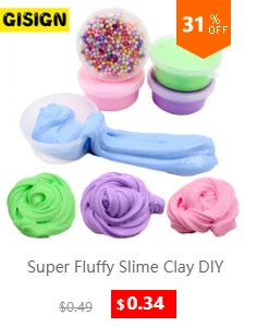 DIY пушистая коробка для слизи, мягкая глина, пластилиновые игрушки для детей