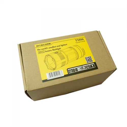 Nitecore TM06 легкий фонарик 4* Cree Xml2 U2 Led 3800 люменов расстояние 334 м мощный фонарь с бликом 4*18650 литий-ионный аккумулятор