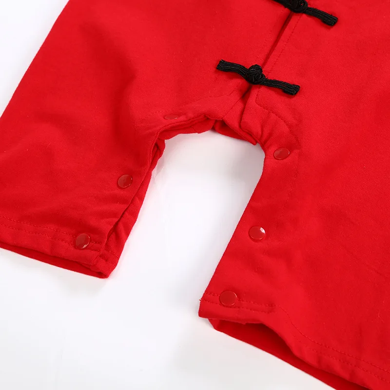 Хлопчатобумажный Детский комбинезон с вышивкой одежда в китайском стиле вышитая