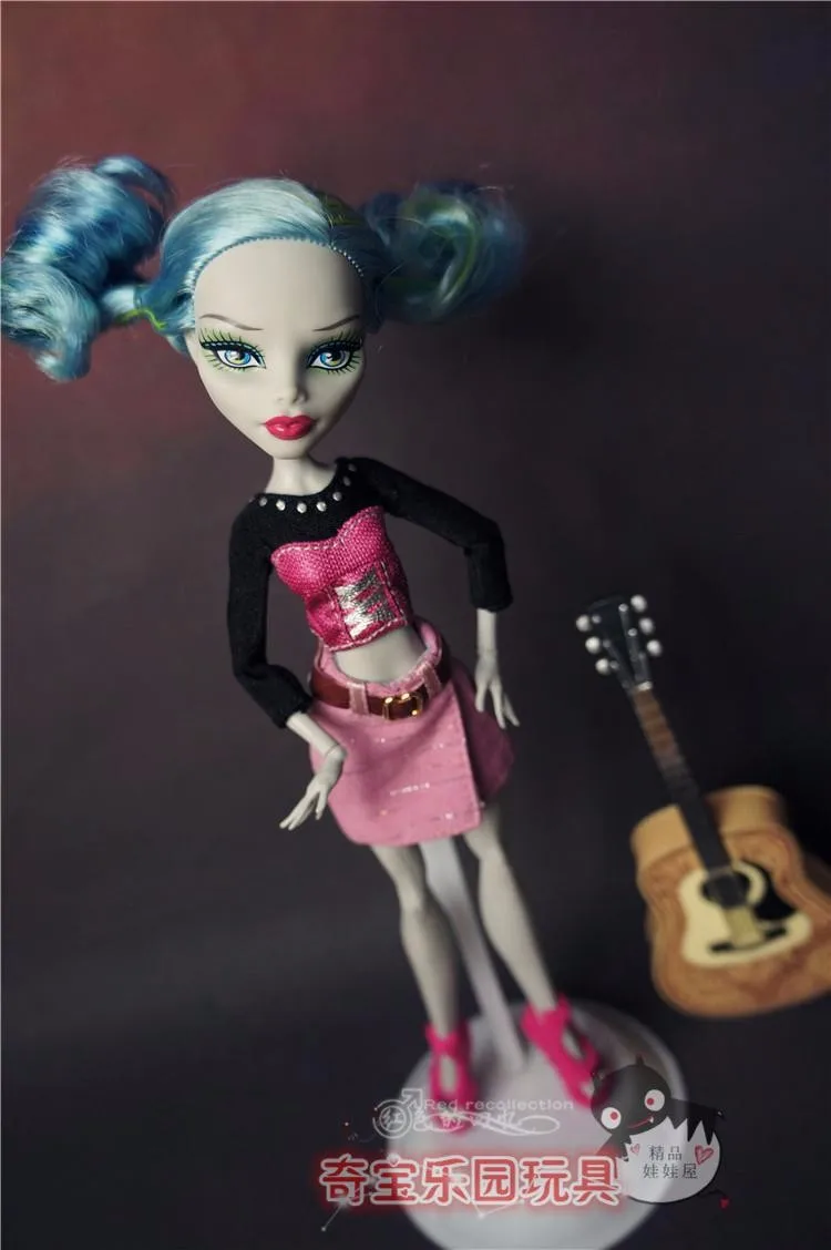 Различные части юбка платье для Monster High кукольная одежда подлинный комплект одежды Школьные Аксессуары
