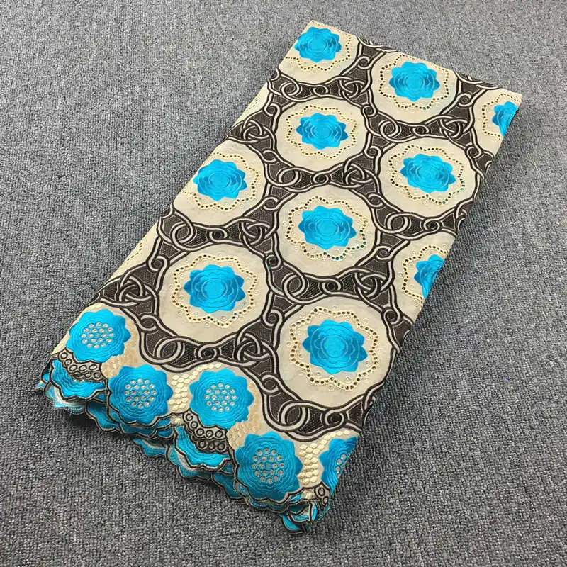 Высококачественное кружевное платье из швейцарского хлопка и вуали в