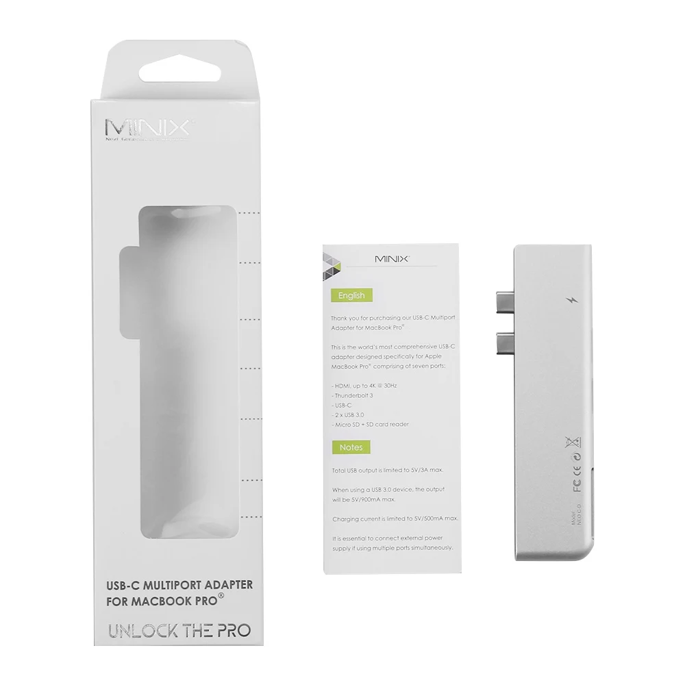 MINIX NEO C D USB зарядка Thunderbolt 3 до 5 к 60 Гц или два 4 многопортовый адаптер HDMI выход для