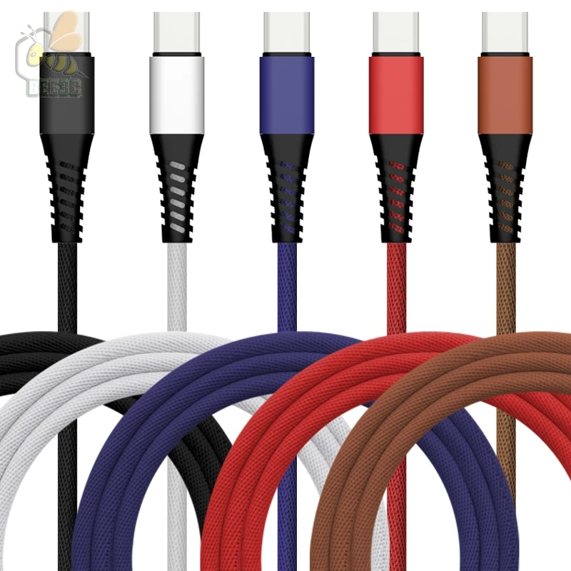 Прочный кабель Micro USB для iPhone X 5 6 1 м прочный нейлоновый синхронизации данных и