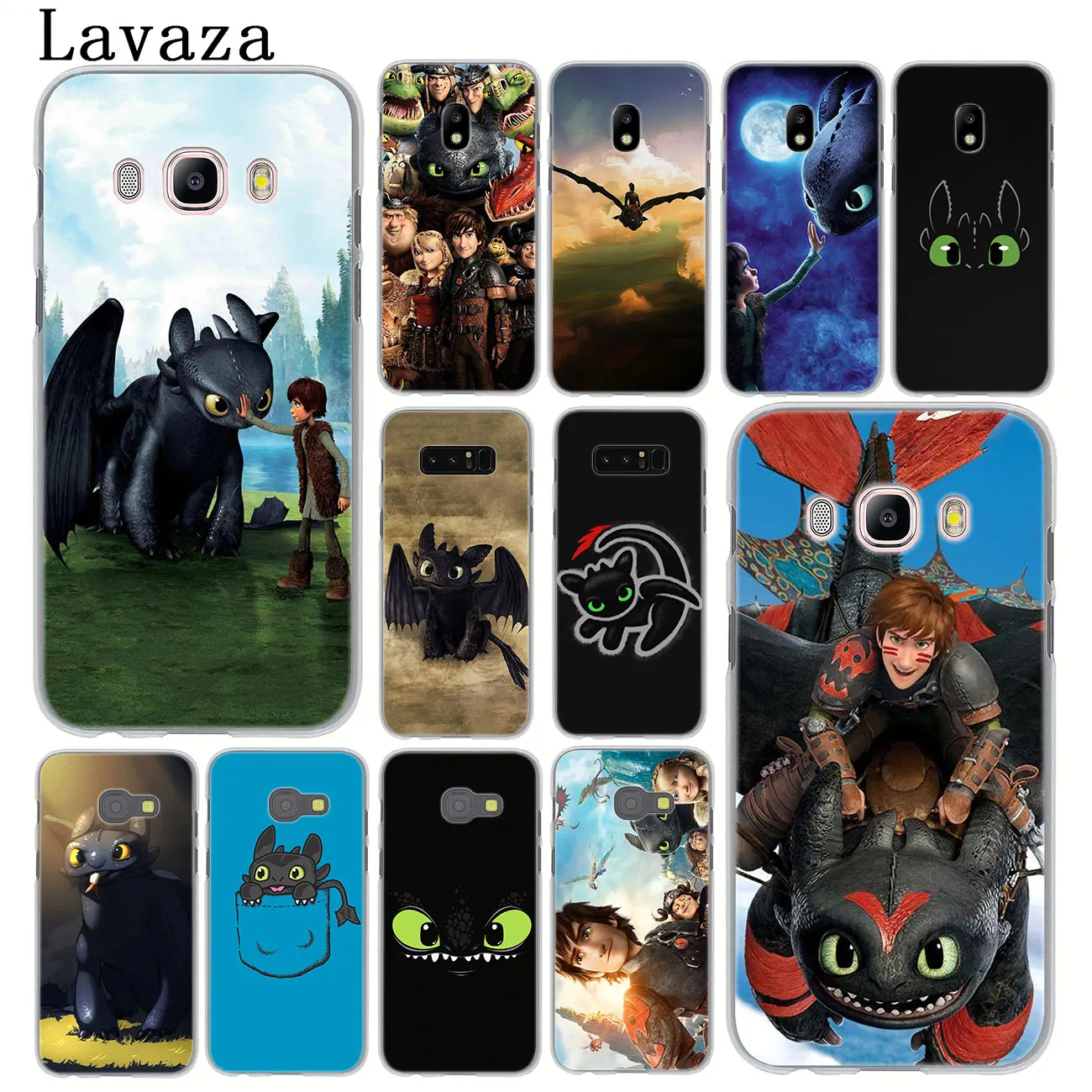 Милый чехол для телефона Lavaza с беззубным поездом и драконом Samsung Galaxy J8 J7 Duo J6 J5 J4 Plus