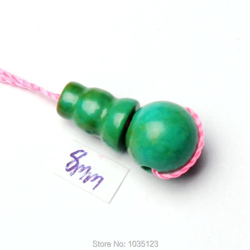 Высокое качество 8 22 мм Vogue круглая форма зеленая бирюза Тибетский гуру DIY