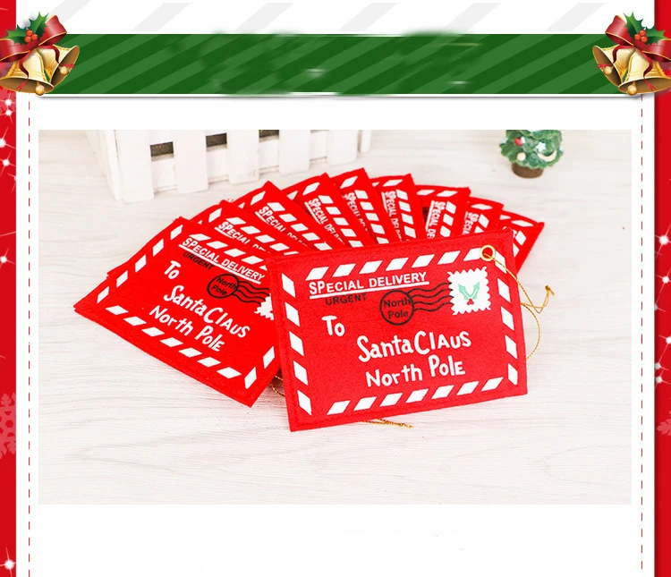 1 шт./5 шт. Рождественский конверт модные Санта Клаус письма творческой Новый год
