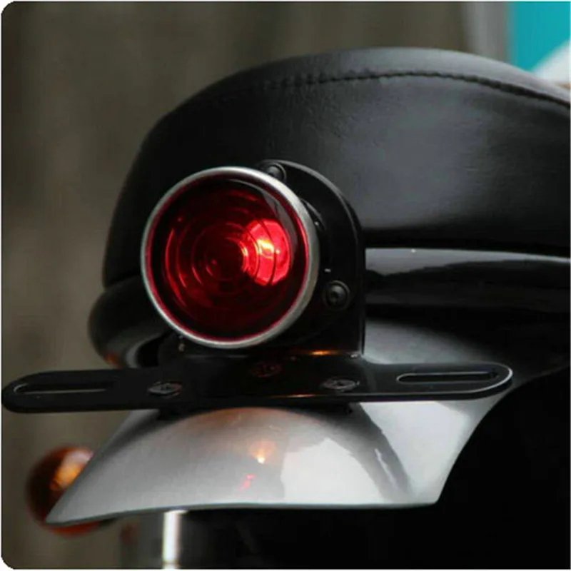 

Motorcycle Rear Brake Stop Light Motorcycle Retro Brake Tail Light Motorcycle Modified Part Motorbike Taillight for Harley SR400