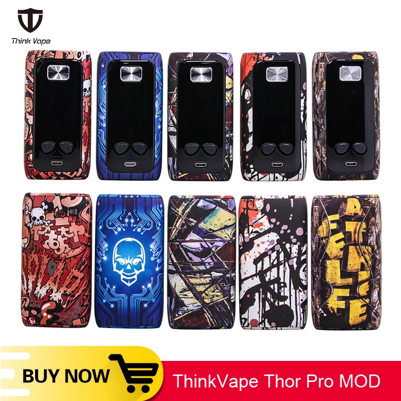 Оригинальный Think Vape Thor pro 220 W MOD ThinkVape TC Vapor Box dual 18650 VW/TC/режим обхода блокировки TFT