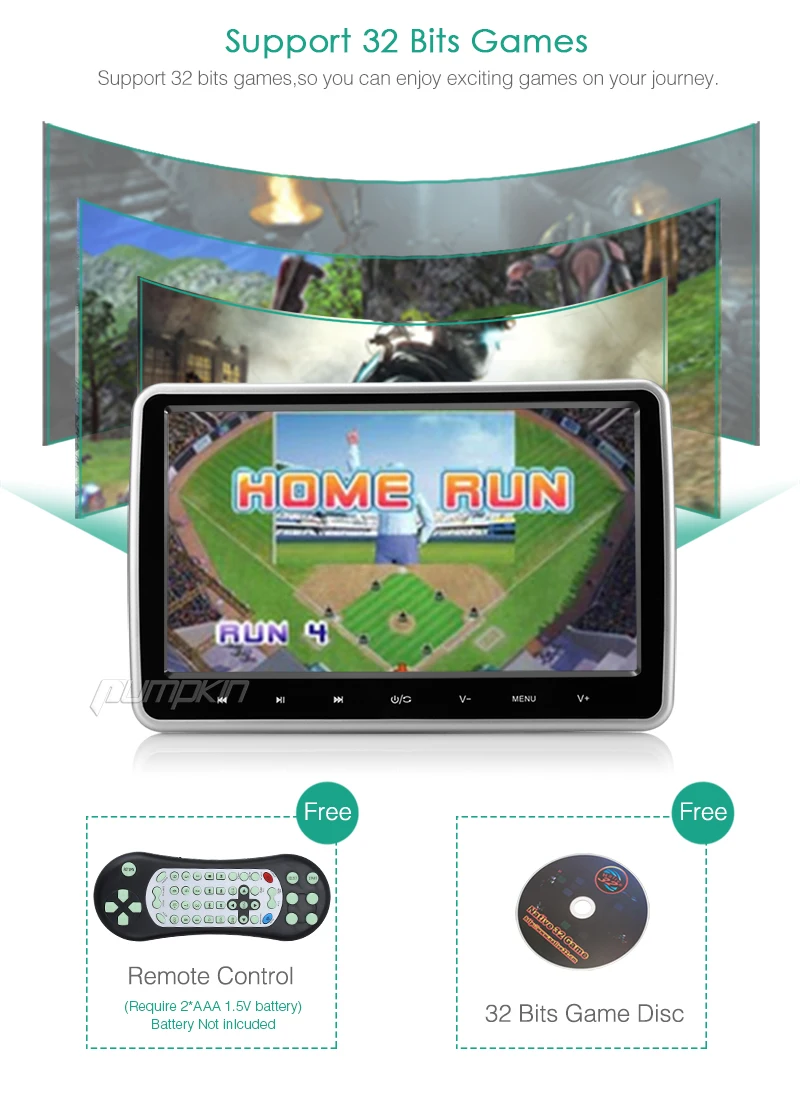 2 шт./лот, 10,1 дюймов, автомобильный подголовник, dvd-плеер 1024*600 TFT lcd цифровой экран, автомобильный монитор, камера заднего вида, телевизор для автомобиля