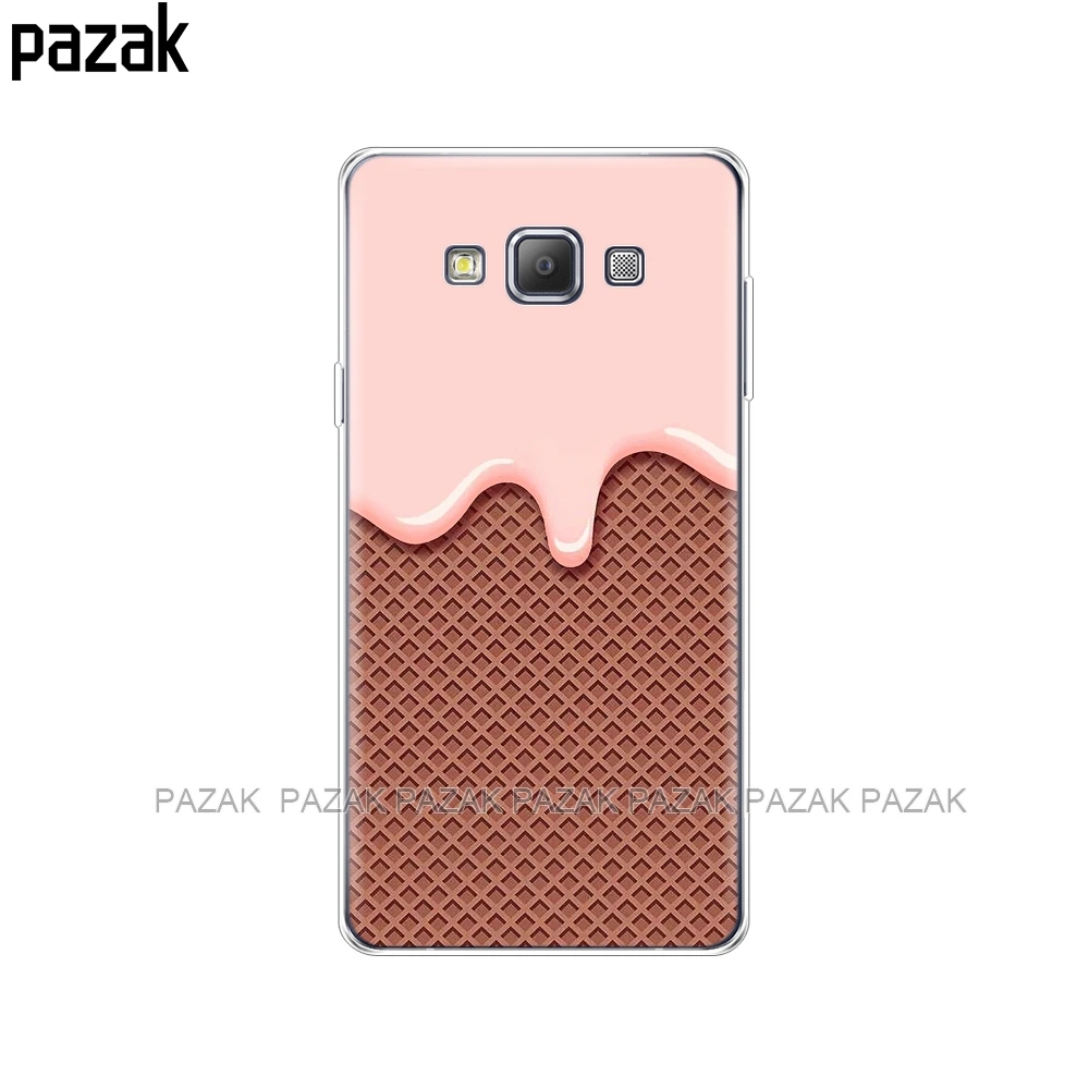 Силиконовый чехол для samsung Galaxy A5 мягкий чехол для телефона TPU чехол для samsung A5 A500H A500F 5,0 дюймов Прозрачный чехол для телефона - Цвет: 34512