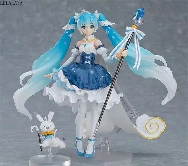 15 см Аниме Figma EX-054 10-летие подвижный Вокалоид Снежная Хацунэ Мику принцесса вер. 1/6 Масштаб ПВХ фигурка модель