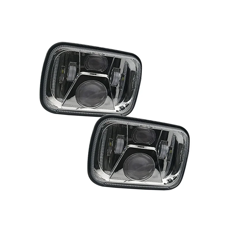 1 пара 55 Вт Высокий/Низкий H4 светодиодные фары для Jeep Wrangler YJ XJ Truck FLD 50 60 70 80 Firebird Celica